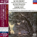 SCHUBERT, SCHUMANN & DEBUSSY / SONATAS [SHM SACD-DSD]